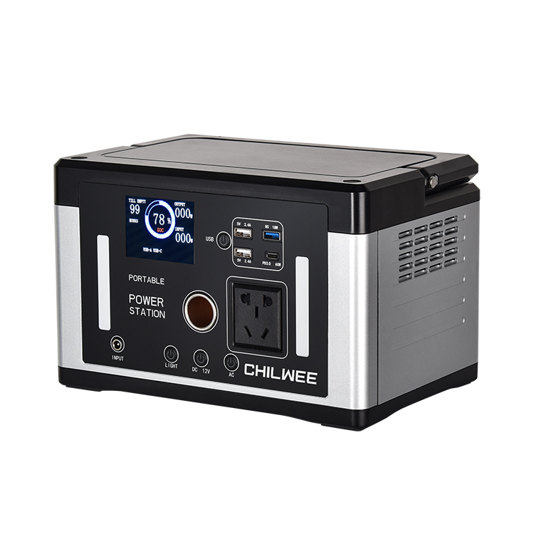 Έξυπνος φορητός σταθμός ισχύος 700W για φόρτιση φωτισμού