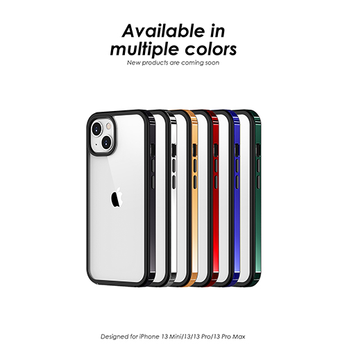 Γυαλιστερό μεταλλικό περίγραμμα με τηλέφωνο TPU